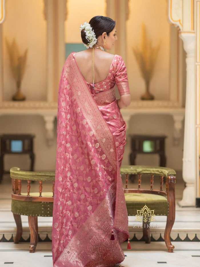 Elegant Banarasi Soft Silk Saree with heavy Brocade Work