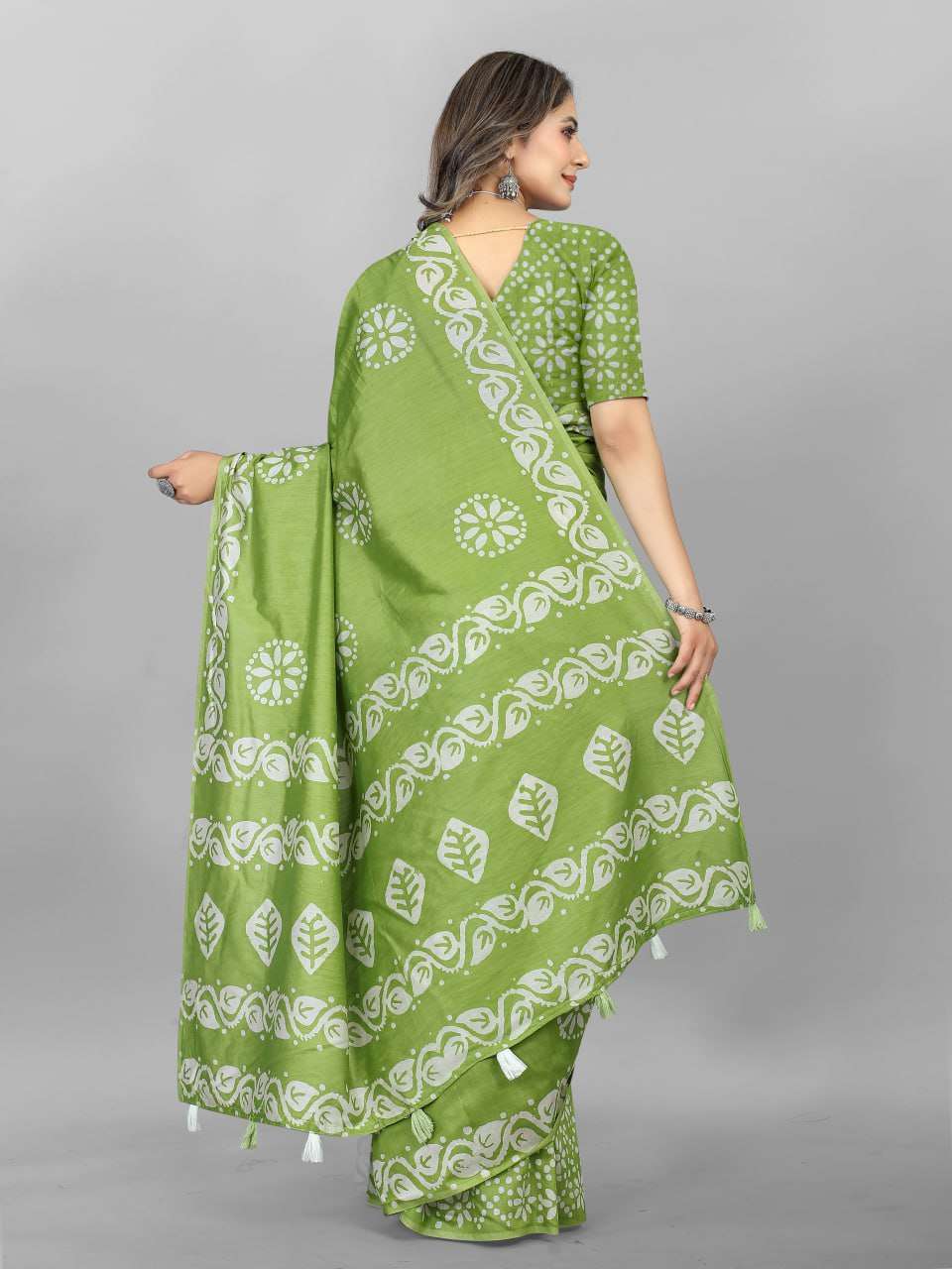 Hand Wax Batik Saree