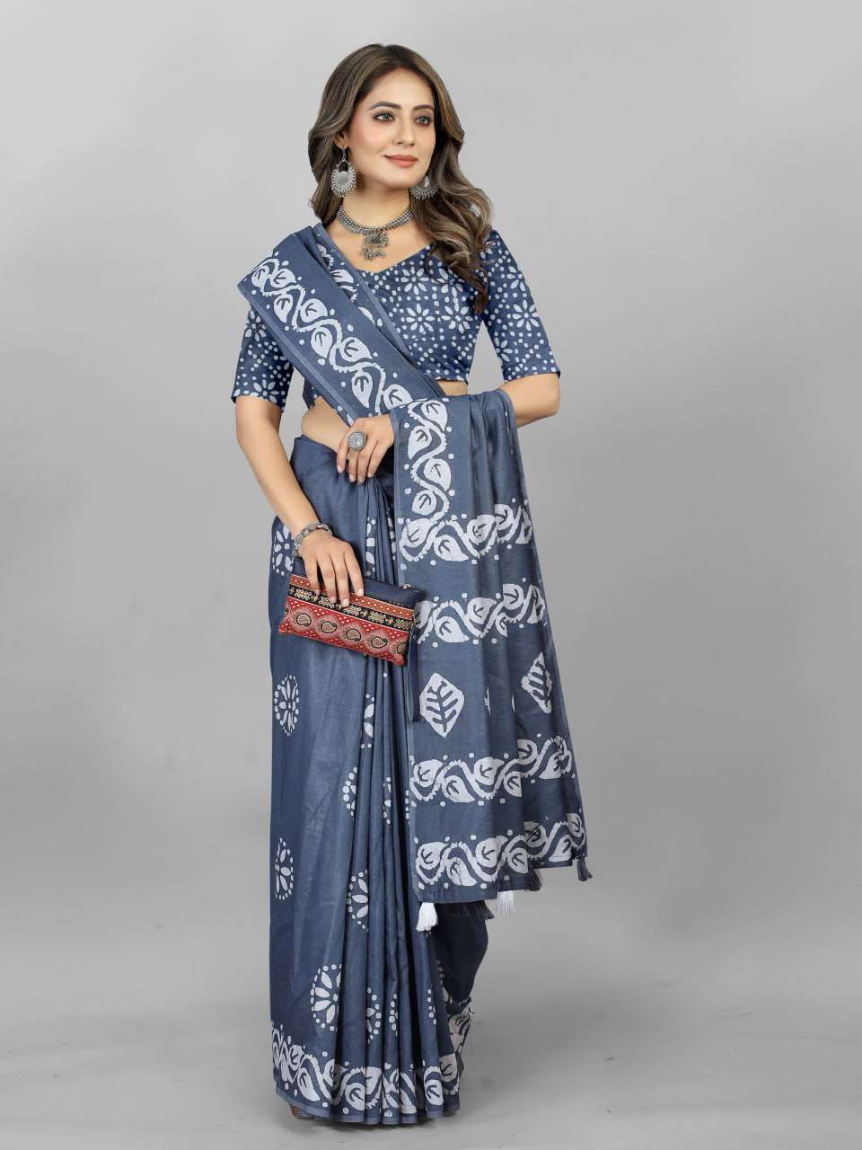 Hand Wax Batik Saree