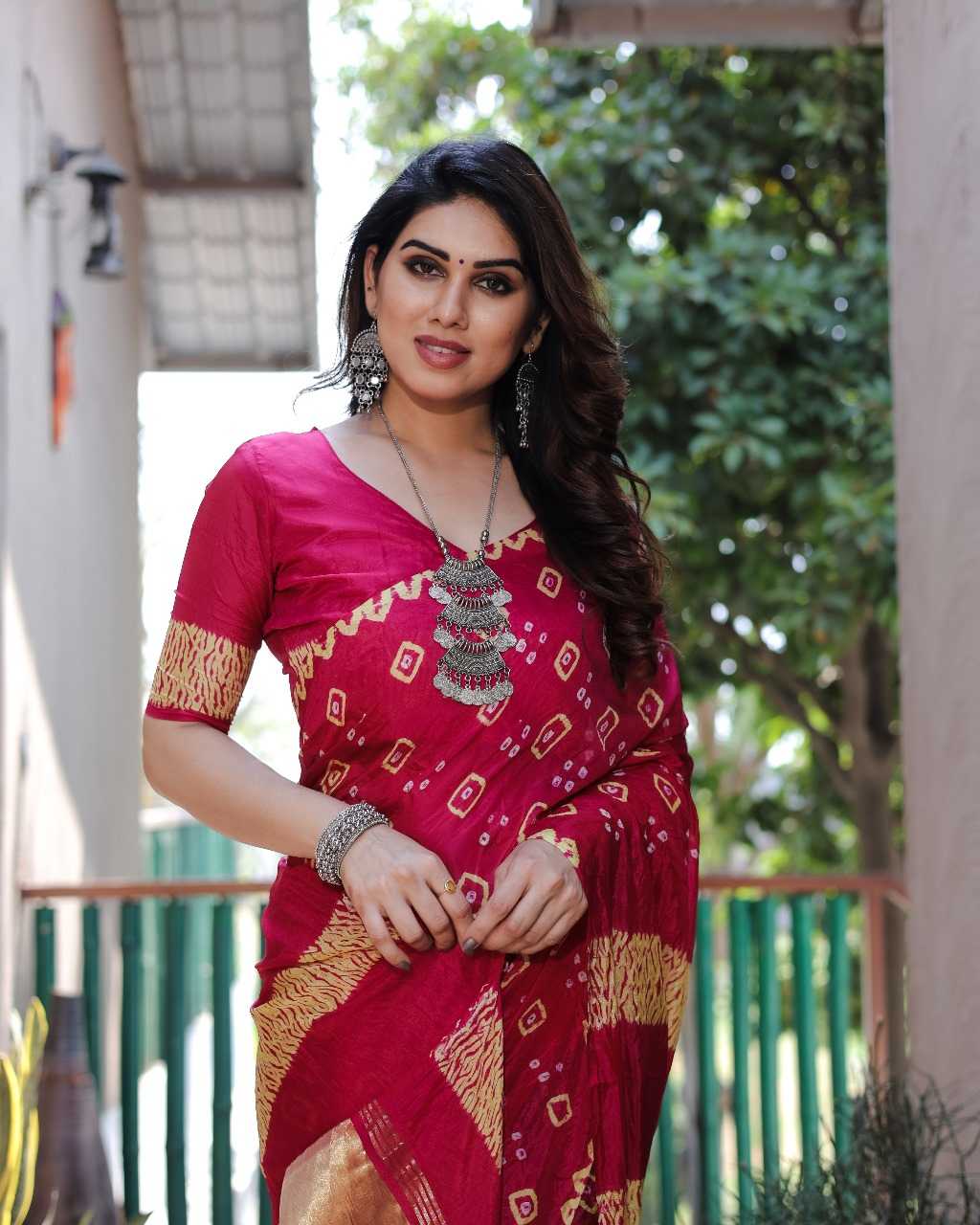 Pure Banarasi Khadi Georgette Silk Saree