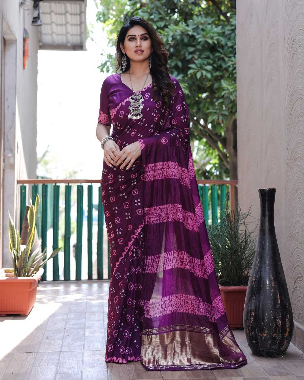 Pure Banarasi Khadi Georgette Silk Saree