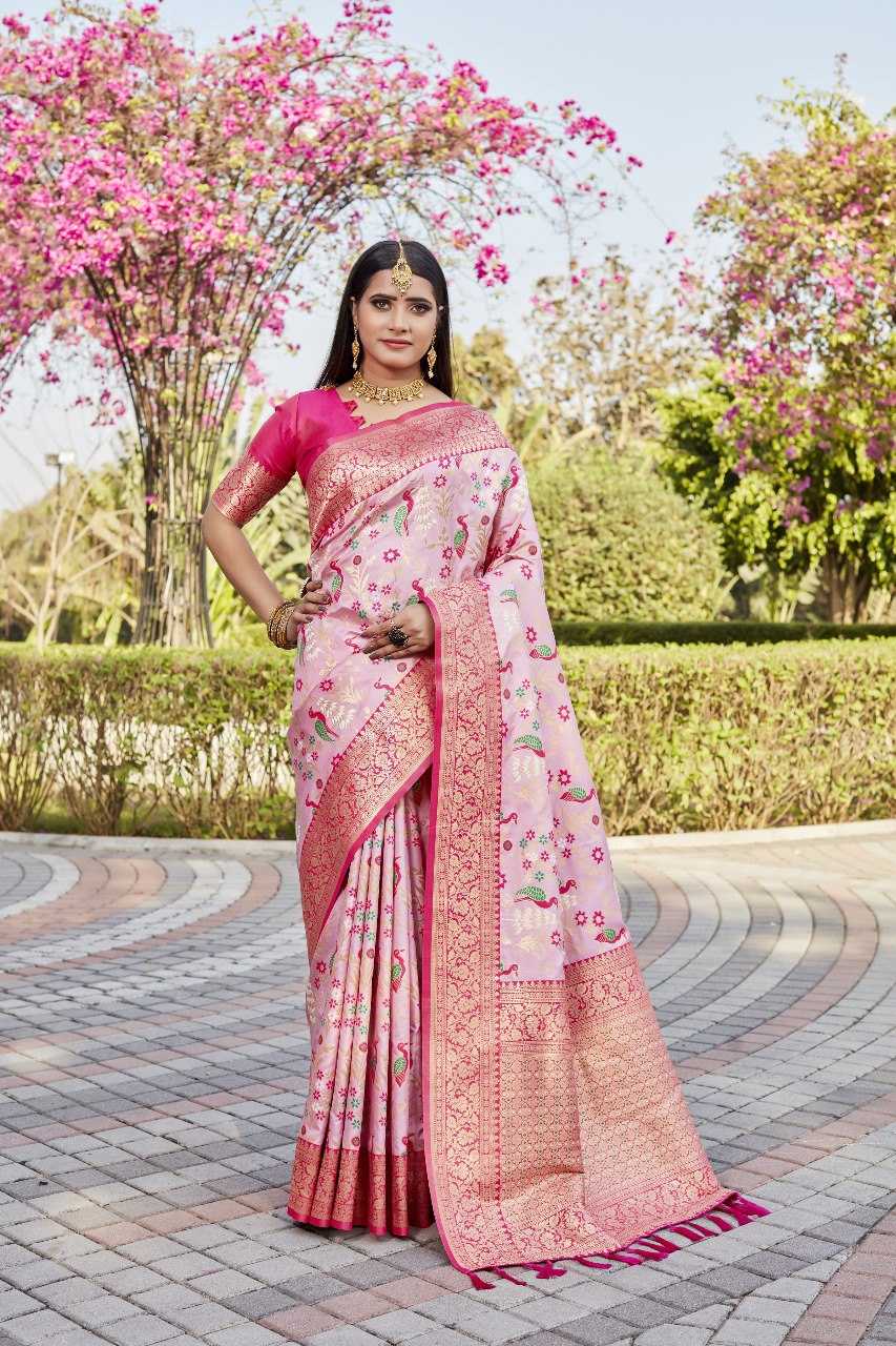 Kanjivaram Soft Silk Saree With Sheer