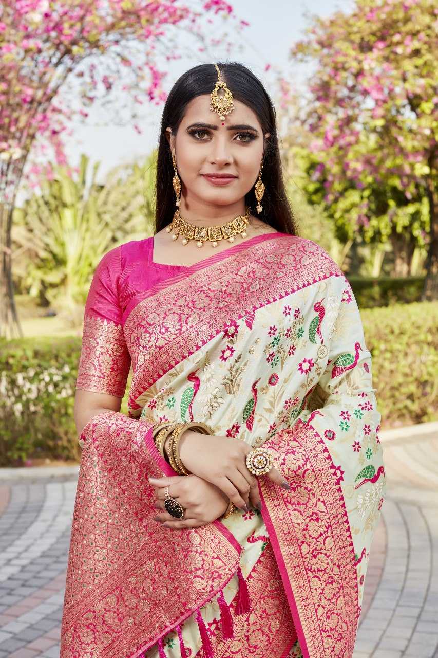 Kanjivaram Soft Silk Saree With Sheer