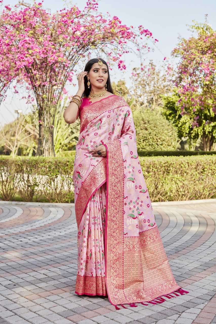 Kanjivaram Soft Silk Saree With Sheer