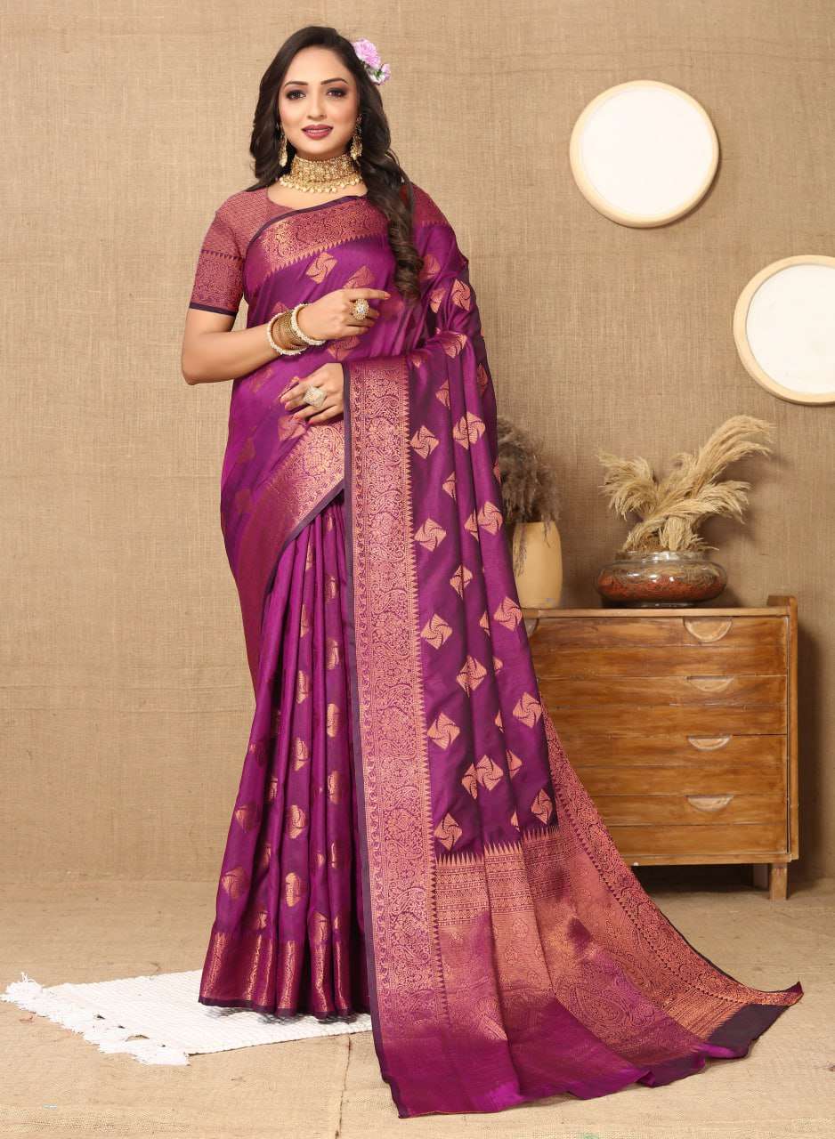 Traditional Katan Silk Saree