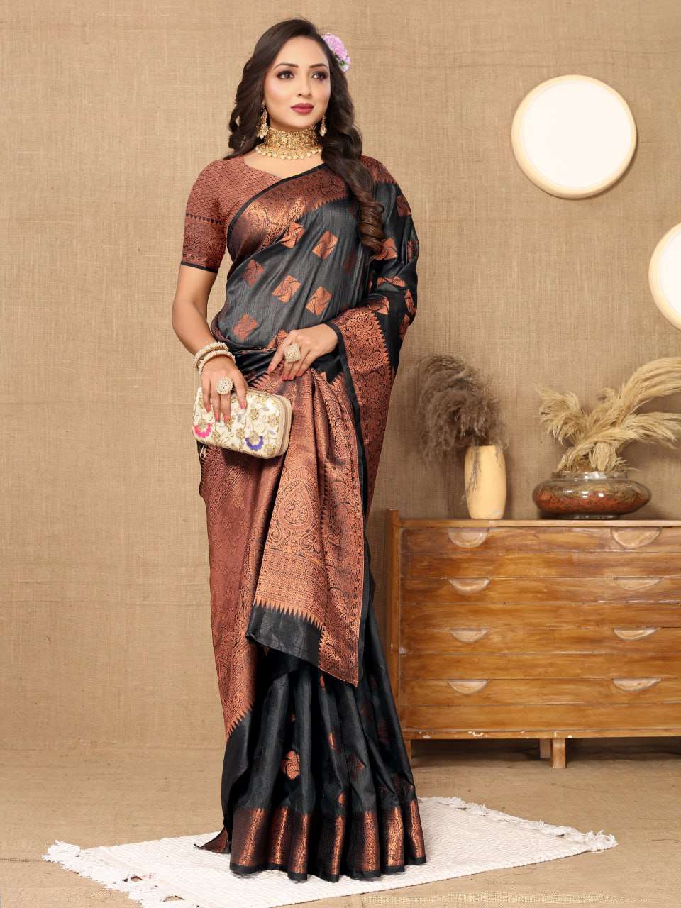 Traditional Katan Silk Saree
