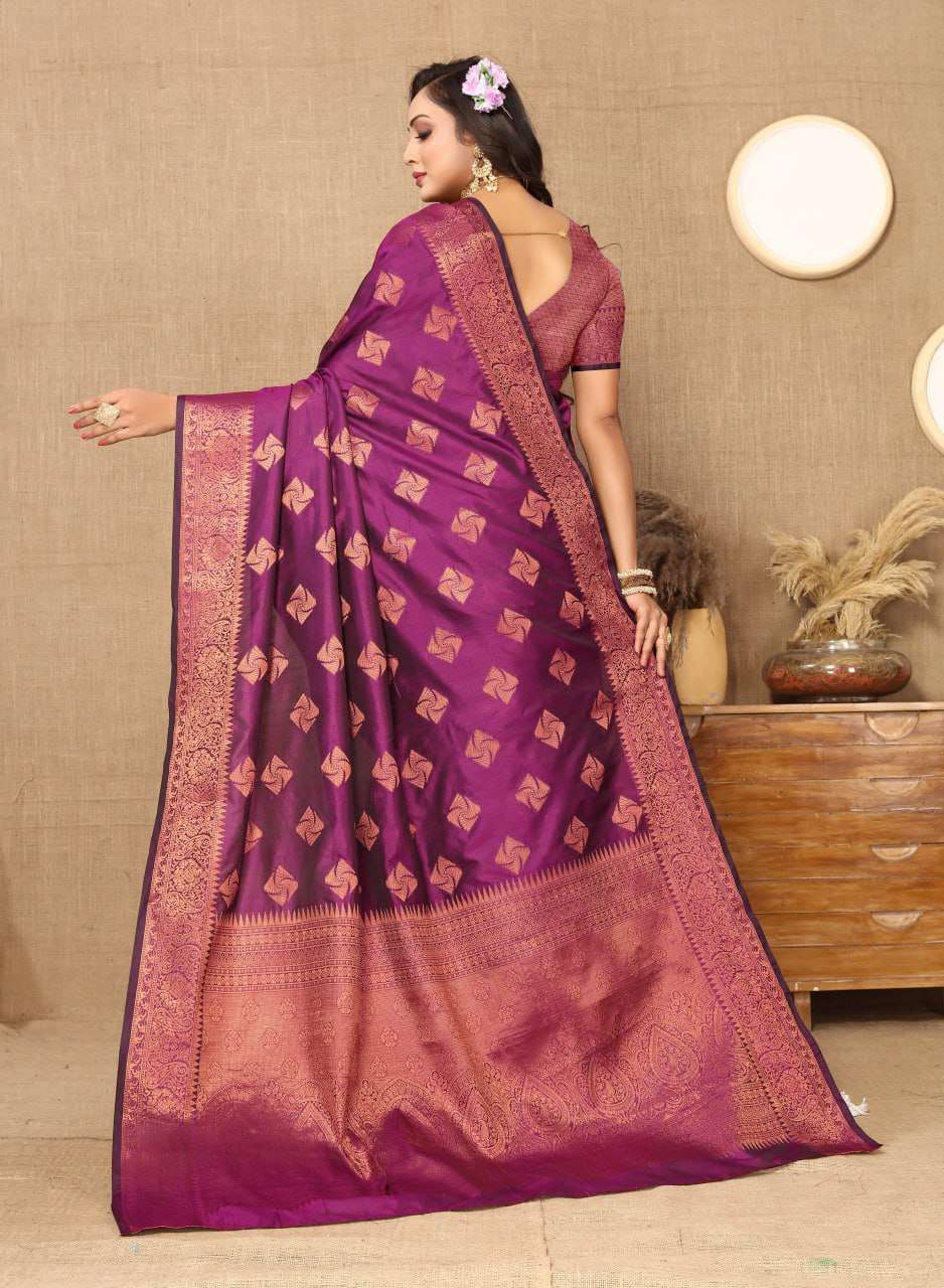 Traditional Katan Silk Saree