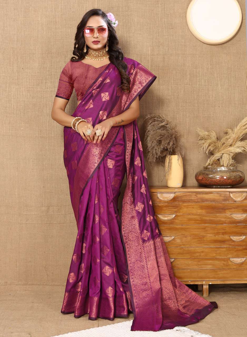 Traditional Katan Silk Saree