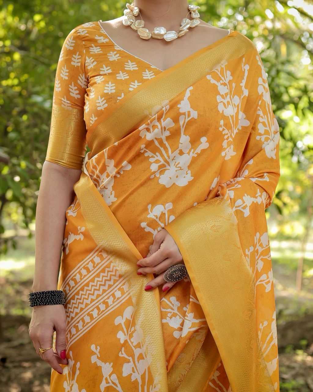 Pure Silk Digital Printed Saree