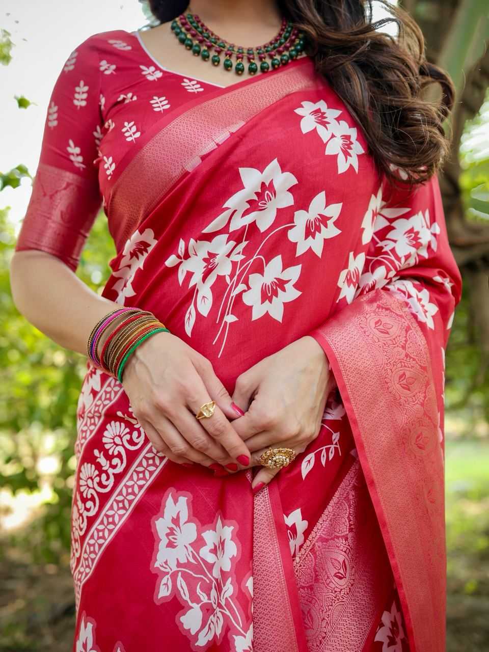 Work Wear Pure Silk Saree