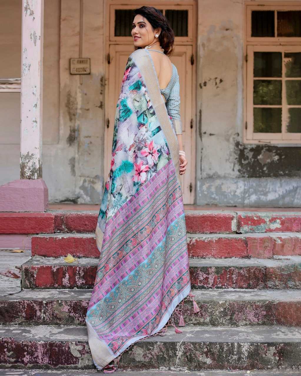 Work Wear Pure Silk Saree