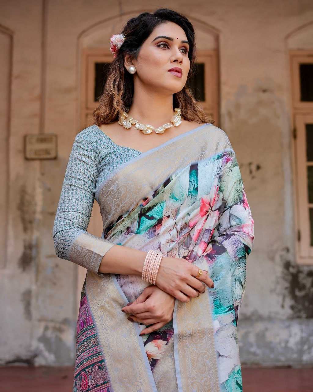 Work Wear Pure Silk Saree